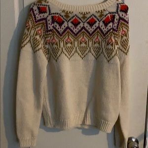 Sweater with cute design on chest area.
